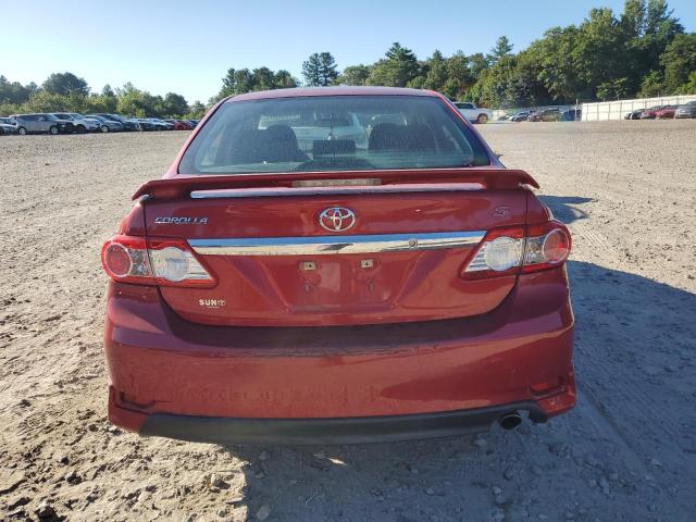 5YFBU4EE2DP169828 - 2013 TOYOTA COROLLA BASE Rouge photo 6