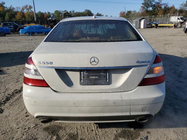 WDDNG86X28A238898 - 2008 MERCEDES-BENZ S 550 4MATIC WHITE photo 6