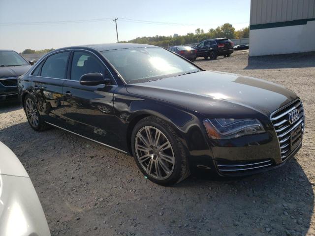 WAUR2AFD3DN014613 - 2013 AUDI A8 L QUATTRO BLACK photo 4