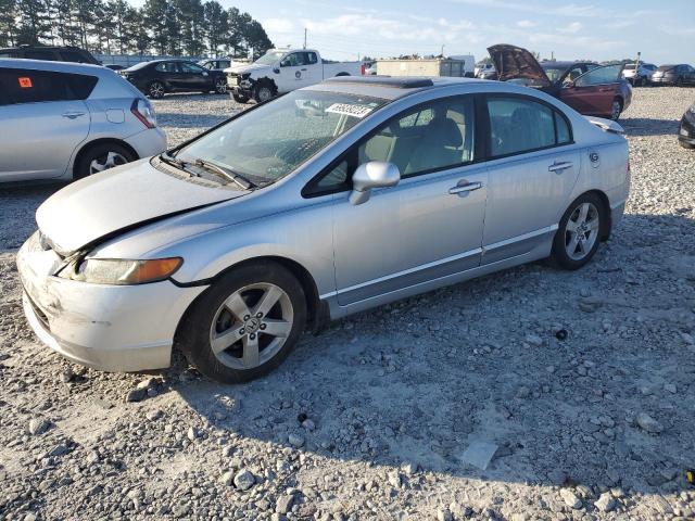 1HGFA16866L059380 - 2006 HONDA CIVIC EX SILVER photo 1