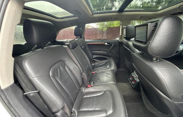WA1LYAFE6AD002192 - 2010 AUDI Q7 PREMIUM PLUS Biały zdjęcie 6