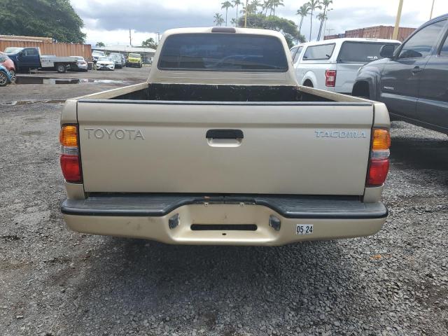 5TEVL52N42Z054388 - 2002 TOYOTA TACOMA XTRACAB GOLD photo 6