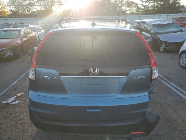 5J6RM4H72DL062471 - 2013 HONDA CR-V EXL BLUE photo 6