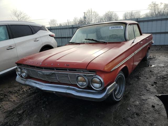 11539B178737 - 1961 CHEVROLET BEL AIR RED photo 1