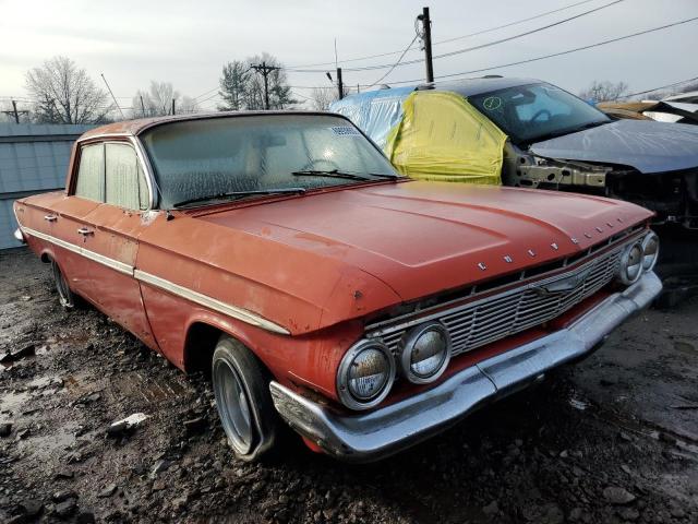 11539B178737 - 1961 CHEVROLET BEL AIR RED photo 4