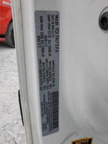 ZFBHRFAB2M6U13295 - 2021 RAM PROMASTER 白色 照片 12