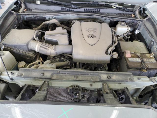 3TMCZ5AN6NM489339 - 2022 TOYOTA TACOMA DOUBLE CAB GREEN photo 11