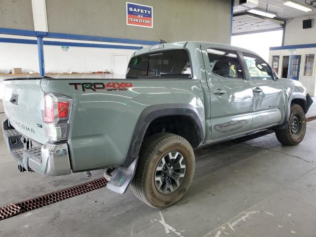 3TMCZ5AN6NM489339 - 2022 TOYOTA TACOMA DOUBLE CAB GREEN photo 3