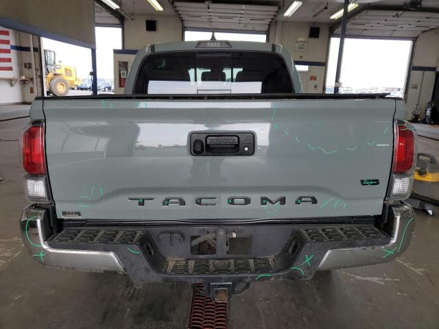3TMCZ5AN6NM489339 - 2022 TOYOTA TACOMA DOUBLE CAB GREEN photo 6