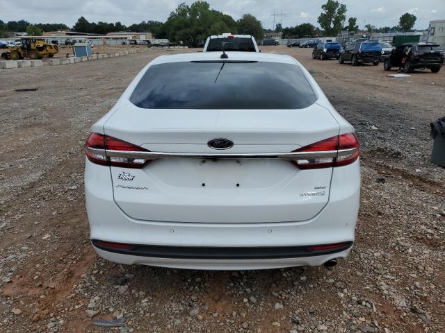 3FA6P0LU7JR111821 - 2018 FORD FUSION SE HYBRID WHITE photo 6