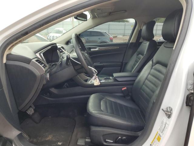 3FA6P0LU7JR111821 - 2018 FORD FUSION SE HYBRID WHITE photo 7
