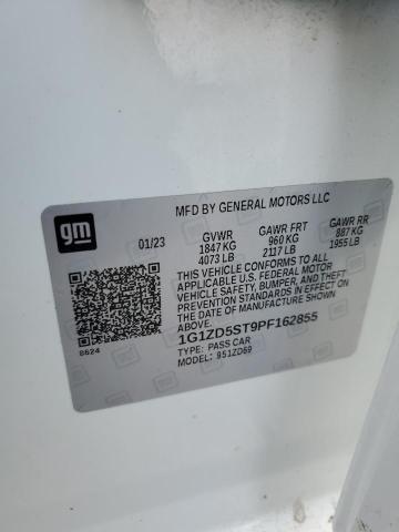 1G1ZD5ST9PF162855 - 2023 CHEVROLET MALIBU LT Ақ фото 13