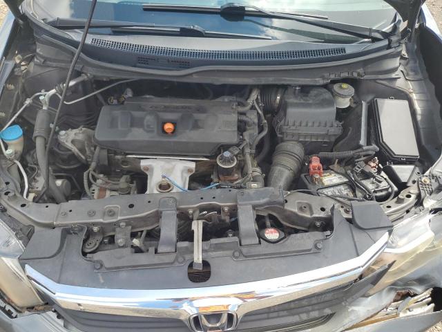 19XFB2F54CE065643 - 2012 HONDA CIVIC LX GRAY photo 11