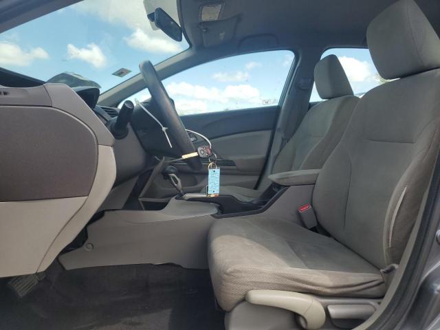 19XFB2F54CE065643 - 2012 HONDA CIVIC LX GRAY photo 7