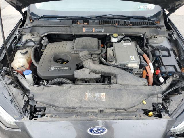 3FA6P0LU4KR140338 - 2019 FORD FUSION SE ნაცრისფერი ფოტო 11
