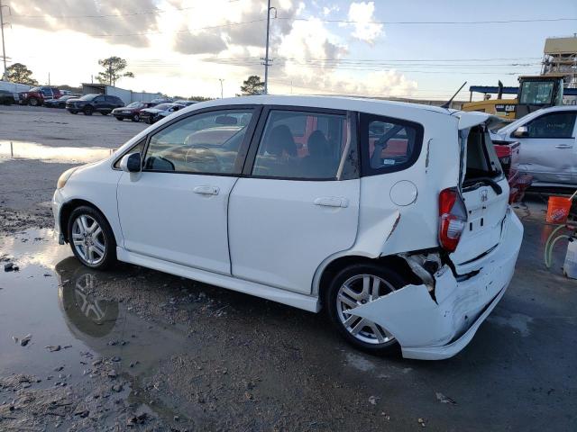 JHMGD38687S047917 - 2007 HONDA FIT S WHITE photo 2