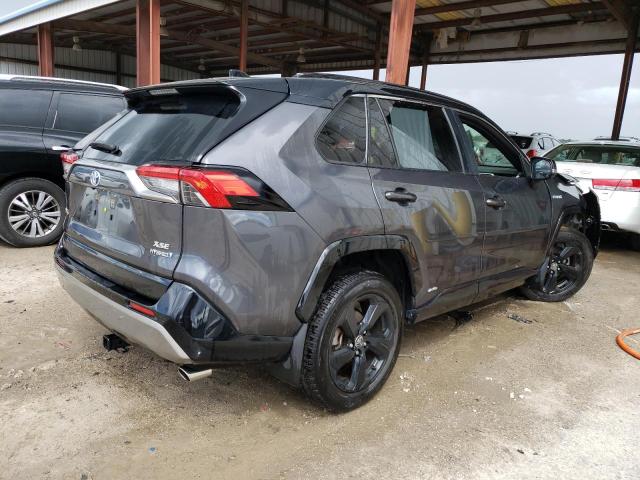 JTMEWRFV4LJ039684 - 2020 TOYOTA RAV4 XSE GRAY photo 3