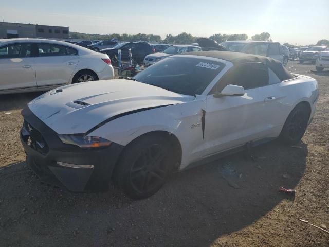 1FATP8FF2L5131009 - 2020 FORD MUSTANG GT WHITE photo 1