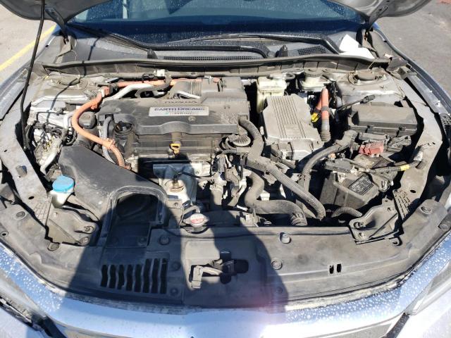 JHMCR6F3XHC012432 - 2017 HONDA ACCORD HYBRID SILVER photo 11