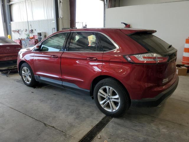 2FMPK4J96KBB46591 - 2019 FORD EDGE SEL 红色 照片 2