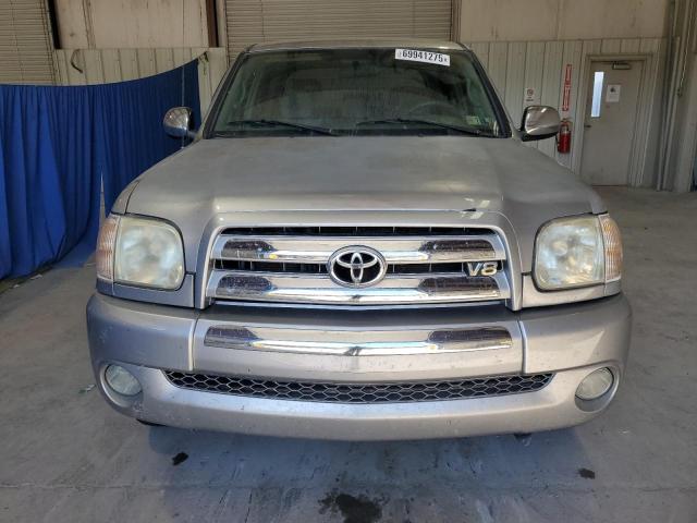 5TBDT44116S546209 - 2006 TOYOTA TUNDRA DOUBLE CAB SR5 SILVER photo 5