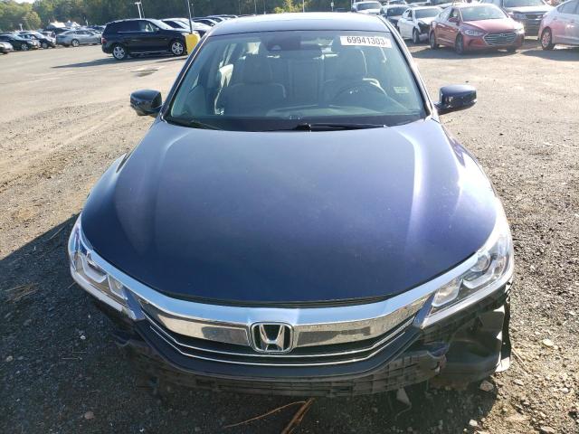 1HGCR2F94GA115372 - 2016 HONDA ACCORD EXL BLUE photo 5