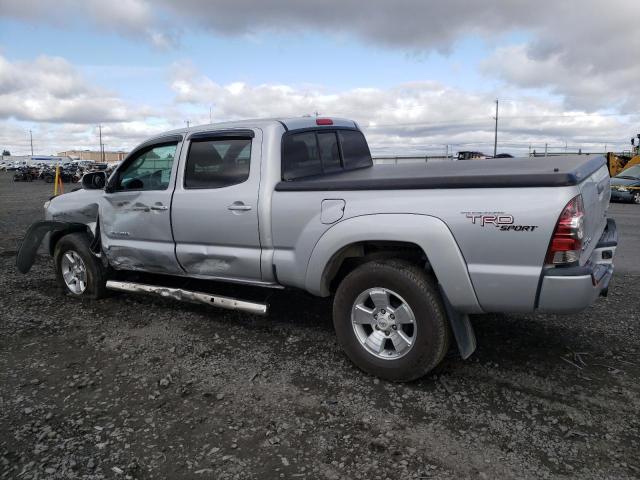 3TMKU4HN6AM026721 - 2010 TOYOTA TACOMA DOUBLE CAB PRERUNNER LONG BED SILVER photo 2