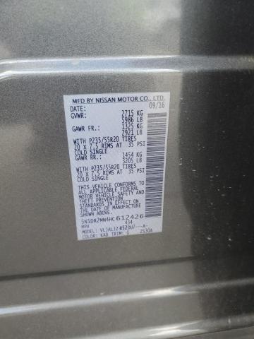 5N1DR2MN4HC612426 - 2017 NISSAN PATHFINDER S GRAY photo 14