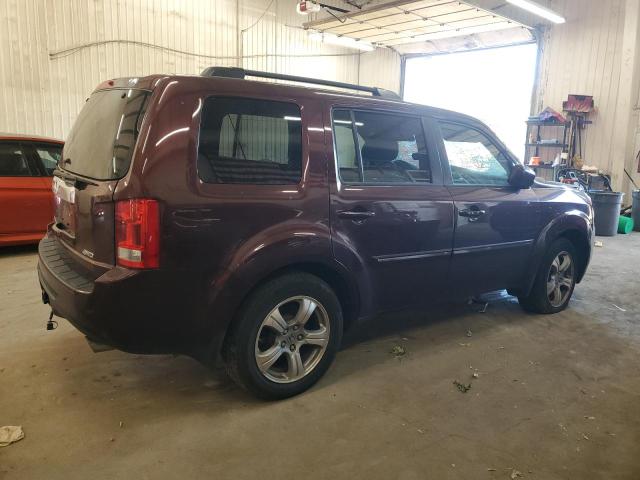 5FNYF4H52DB084693 - 2013 HONDA PILOT EXL MAROON photo 3