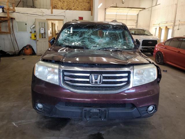 5FNYF4H52DB084693 - 2013 HONDA PILOT EXL MAROON photo 5