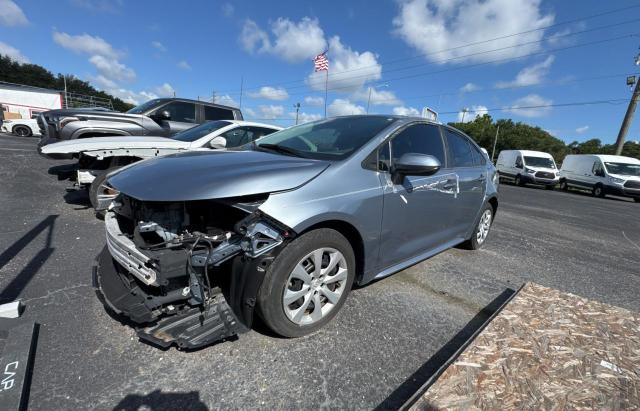 5YFEPMAE4MP169890 - 2021 TOYOTA COROLLA LE BLACK photo 2