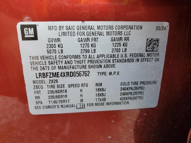 LRBFZME4XRD056762 - 2024 BUICK ENVISION PREFERRED Marron photo 14