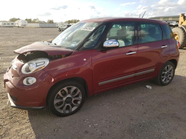 ZFBCFACH3EZ022843 - 2014 FIAT 500L LOUNGE RED photo 1