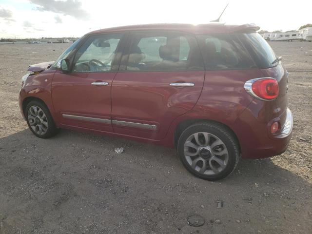 ZFBCFACH3EZ022843 - 2014 FIAT 500L LOUNGE RED photo 2