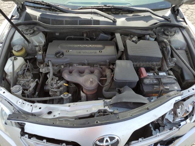 4T1BE46K87U056695 - 2007 TOYOTA CAMRY CE SILVER photo 11