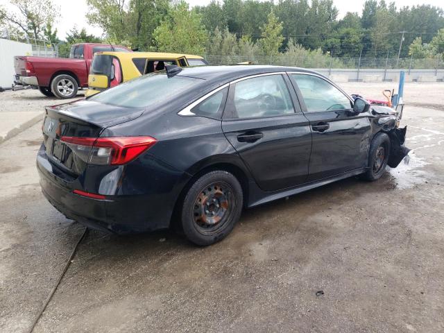 2HGFE2F24NH510324 - 2022 HONDA CIVIC LX أسود صورة 3