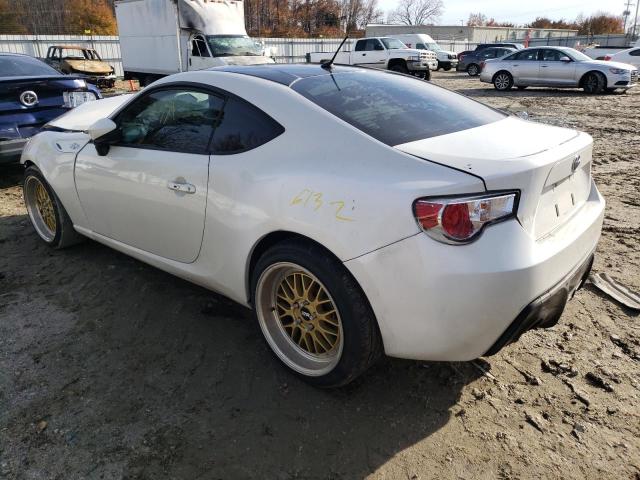 JF1ZNAA19D1714818 - 2013 TOYOTA SCION FR-S თეთრი ფოტო 2