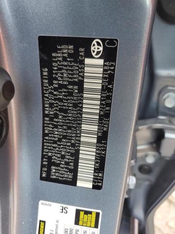 5YFB4MDEXSP274325 - 2025 TOYOTA COROLLA LE BLUE photo 12