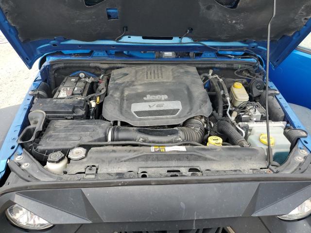 1C4BJWDG3GL149477 - 2016 JEEP WRANGLER U SPORT 蓝色 照片 11