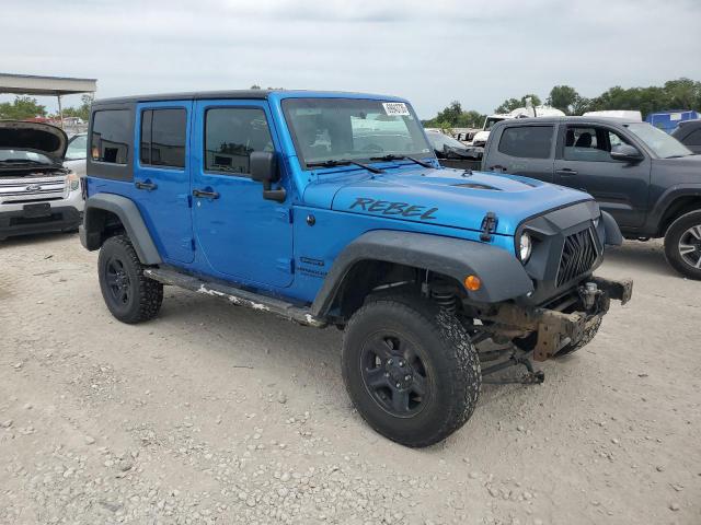 1C4BJWDG3GL149477 - 2016 JEEP WRANGLER U SPORT 蓝色 照片 4