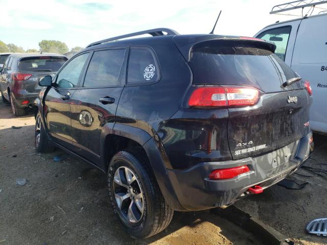 1C4PJMBS7EW173052 - 2014 JEEP CHEROKEE TRAILHAWK შავი ფოტო 2