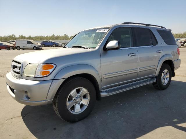 5TDZT38A72S093466 - 2002 TOYOTA SEQUOIA LIMITED SILVER photo 1