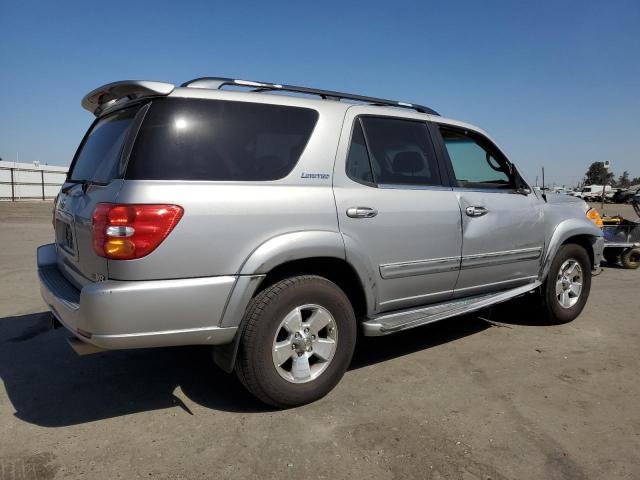 5TDZT38A72S093466 - 2002 TOYOTA SEQUOIA LIMITED SILVER photo 3