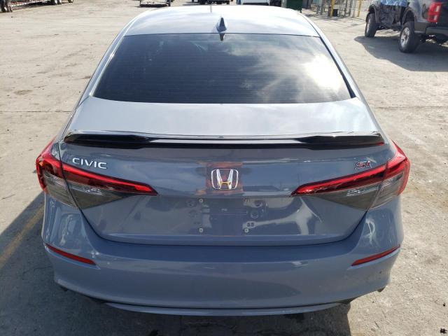 2HGFE1E54NH474043 - 2022 HONDA CIVIC SI GRAY photo 6