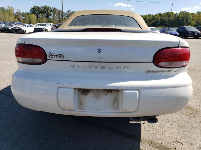 3C3EL45H9XT612055 - 1999 CHRYSLER SEBRING JX WHITE photo 6