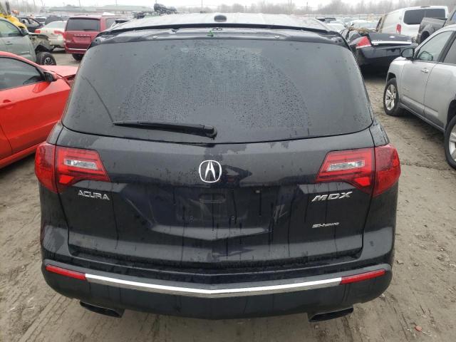 2HNYD2H38CH513380 - 2012 ACURA MDX TECHNOLOGY BLACK photo 6