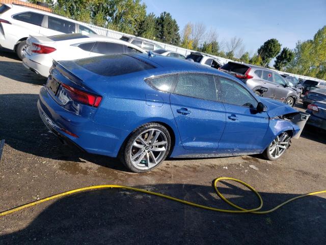 WAUENCF59KA029972 - 2019 AUDI A5 PREMIUM PLUS S-LINE BLUE photo 3