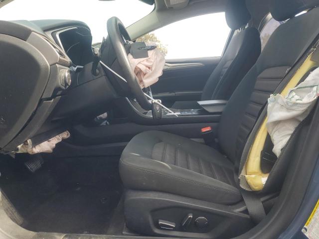 3FA6P0HD0KR216761 - 2019 FORD FUSION SE BLUE photo 7