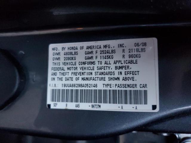 19UUA66298A052146 - 2008 ACURA TL GRAY photo 13