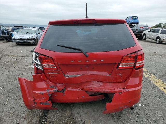 3C4PDCAB0DT532460 - 2013 DODGE JOURNEY SE RED photo 6